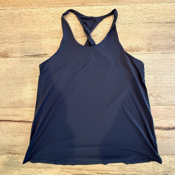 ALO Yoga Don't Get It Twisted Tank Size M *Black* - Picture 4 of 10